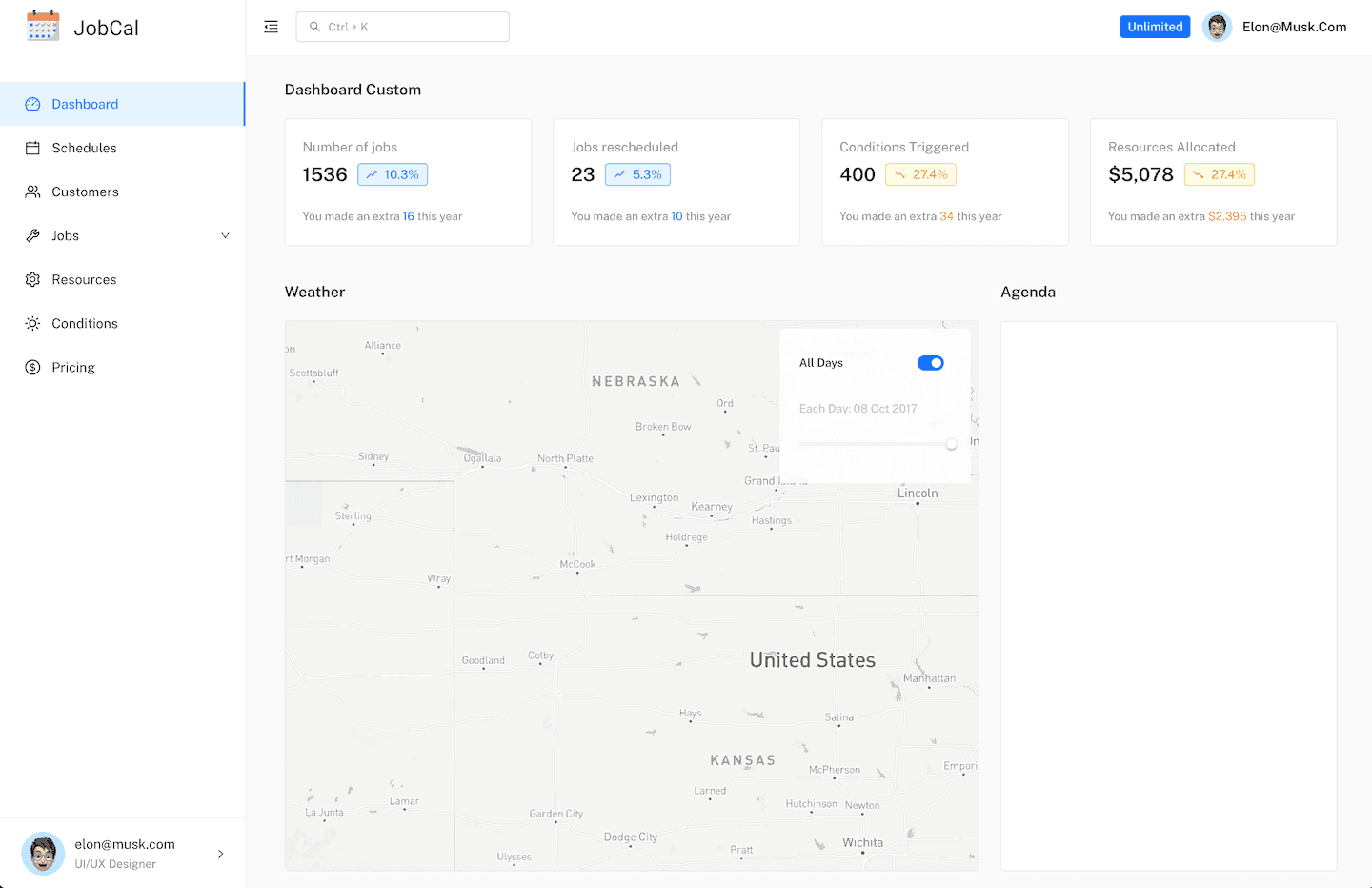 Cover Image for JobCal: Weather-Smart Scheduling for Tradespeople